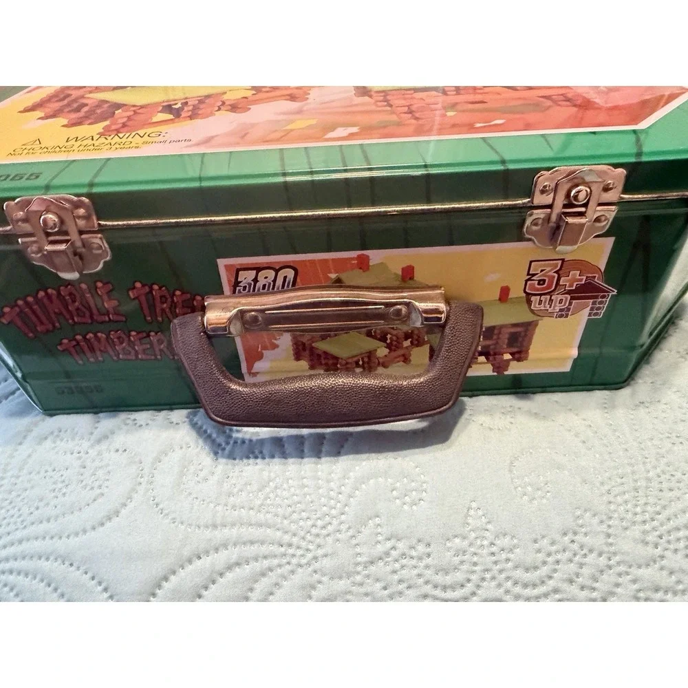 Tumble Tree Timbers Limited Edition 380 Pc Log Cabin Building Set #53055 w Case